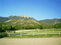 La Sal Mountains from Pack Creek Ranch, Moab, UT