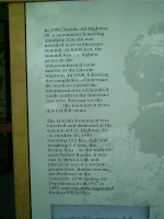 Marker, Lincoln Monument, Summit Turnout, I-80, Laramie, WY