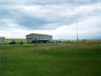 A Wide Space in the Road South of Browning, MT