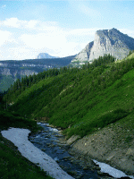 Snow along Going to the Sun, Glacier Park