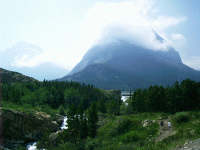 Swiftcurrent Creek at Grinnell Point, Glacier Park