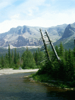 Two Medicine River at Running Eagle Falls, Glacier Park