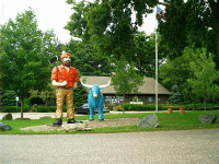 Statue: Paul Bunyan, Eau Claire, WI